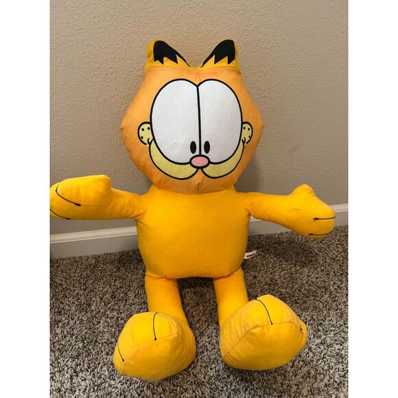 Toy Factory 12" Garfield Orange Cat Plush Toy Stuffed Cartoon Cat - Picture 1 of 6